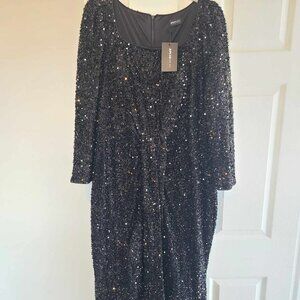 Black Long Formal Dress - Sequin